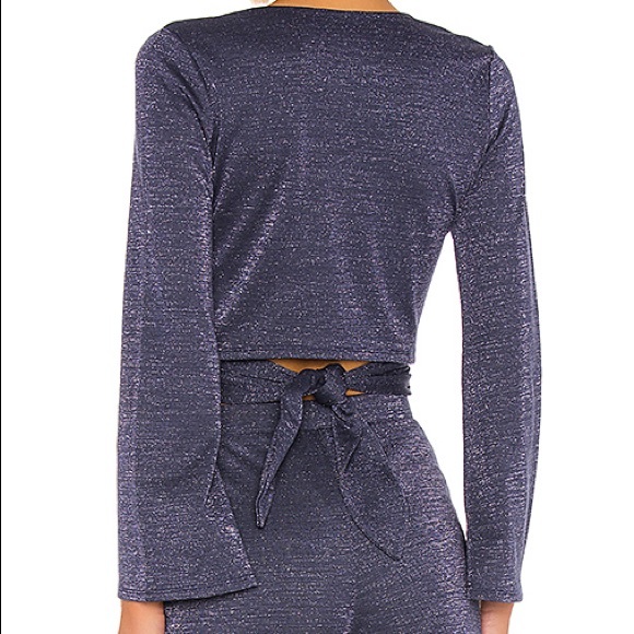 Friends + Lovers 2 Piece Noelle Wrap Top Pants New - Picture 3 of 9